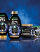 Garnier Ultra Doux Magnetic Charcoal хидратираща маска за мазен скалп и сухи краища 340 мл.