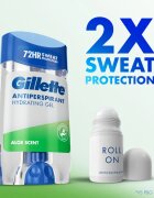 Gillette Antiperspirant Hydrating Gel Aloe Scent гел против изпотяване с хидратиращ ефект за мъже 70 мл.