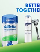 Gillette Antiperspirant Hydrating Gel Aloe Scent гел против изпотяване с хидратиращ ефект за мъже 70 мл.