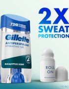 Gillette Antiperspirant Hydrating Gel Eucalyptus Scent гел против изпотяване с хидратиращ ефект за мъже 70 мл.