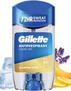 Gillette Champion Gold Antiperspirant Clear Gel гел против изпотяване за мъже 70 мл.