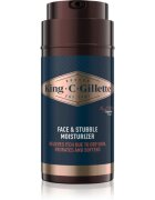 Gillette King C. Face & Stubble Moisturizer хидратиращ крем за лице и брада за мъже 100 мл.