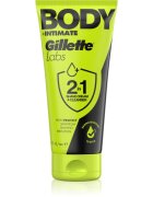 Gillette Labs Body + Intimate пяна за бръснене 2 в 1 177 мл.