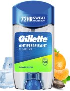 Gillette Power Rush гел против изпотяване за мъже 70 мл.