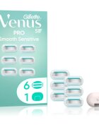 Gillette Venus PRO Smooth Sensitive Резервни остриета + защитен капак 6 бр.