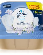 Glade Clean Linen ароматен гел за банята 180 гр.