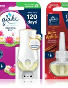 Glade Electric scented oil Relaxing Zen + Warm Apple Pie изгодна опаковка 3 бр.