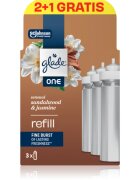 Glade ONE Sensual Sandalwood & Jasmine резервен пълнител за освежител за въздух 3x10 мл.