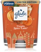 Glade Pumpkin Spice Latte NEW ароматна свещ 112 гр.