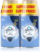 Glade Pure Clean Linen автоматичен освежител на въздуха пълнител 2x269 мл.