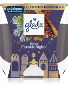 Glade Winter Fireside Nights ароматна свещ 204 гр.