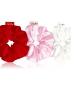 GLOV Scrunchies L ластици за коса White/Pink/Red 3 бр.