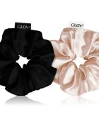 GLOV Scrunchies S ластици за коса Sparkling Wine/Black 2 бр.