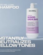 Goldwell Dualsenses Blondes & Highlights Anti-Yellow Shampoo шампоан неутрализиращ жълтеникавите оттенъци 1000 мл.