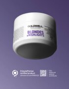 Goldwell Dualsenses Blondes & Highlights регенерираща маска неутрализиращ жълтеникавите оттенъци 200 мл.