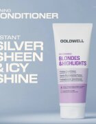 Goldwell Dualsenses Blondes & Highlights Toning Conditioner тониращ балсам с лилави пигменти 200 мл.
