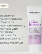Goldwell Dualsenses Blondes & Highlights Toning Shampoo лилав тониращ шампоан 250 мл.