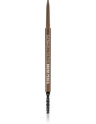 GOSH COPENHAGEN Ultra Thin прецизен молив за вежди с четка цвят 002 Greybrown 0.35 гр.