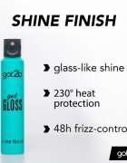 got2b got Gloss Shine Finish спрей за блясък за топлинно третиране на косата 200 мл.