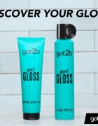 got2b got Gloss Shine Finish спрей за блясък за топлинно третиране на косата 200 мл.