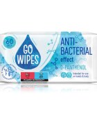 GoWipes Anti-Bacterial Effect D-Panthenol мокри почистващи кърпички с антибактериално действие 60 бр.
