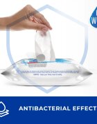 GoWipes Anti-Bacterial Effect D-Panthenol мокри почистващи кърпички с антибактериално действие 60 бр.