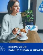 GoWipes Anti-Bacterial Effect D-Panthenol мокри почистващи кърпички с антибактериално действие 60 бр.