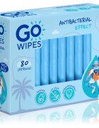 GoWipes Anti-Bacterial Effect освежаващи мокри кърпички с антибактериално действие 10x8 бр.