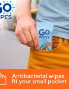 GoWipes Anti-Bacterial Effect освежаващи мокри кърпички с антибактериално действие 10x8 бр.