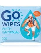 GoWipes Antibacterial освежаващи мокри кърпички с антибактериално действие 20 бр.