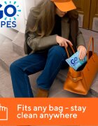 GoWipes Antibacterial освежаващи мокри кърпички с антибактериално действие 20 бр.