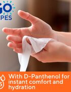 GoWipes Antibacterial освежаващи мокри кърпички с антибактериално действие 20 бр.