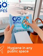 GoWipes Antibacterial освежаващи мокри кърпички с антибактериално действие 20 бр.