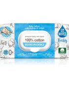 GoWipes Baby 100% Cotton Biodegradable нежни мокри кърпички за бебета за чувствителна кожа 0+ 50 бр.