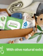 GoWipes Baby Natural Fibers нежни мокри кърпички за бебета за чувствителна кожа 0+ 50 бр.
