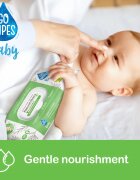 GoWipes Baby Natural Fibers нежни мокри кърпички за бебета за чувствителна кожа 0+ 50 бр.