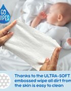 GoWipes Cleanse & Hydrate нежни мокри кърпички за бебета за чувствителна кожа алое вера 0+ 50 бр.