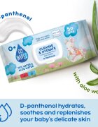 GoWipes Cleanse & Hydrate нежни мокри кърпички за бебета за чувствителна кожа алое вера 0+ 50 бр.