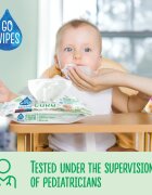 GoWipes Extra Care мокри почистващи кърпички за деца за чувствителна кожа 0+ 60 бр.