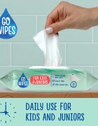 GoWipes For Kids & Juniors влажна тоалетна хартия за чувствителна кожа за деца 44 бр.