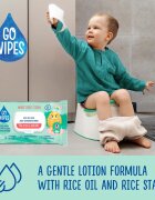 GoWipes For Kids & Juniors влажна тоалетна хартия за чувствителна кожа за деца 44 бр.