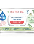 GoWipes Procto Care влажна тоалетна хартия за чувствителна кожа 44 бр.