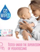 GoWipes Super Sensitive мокри почистващи кърпички за деца за чувствителна кожа 0+ 60 бр.