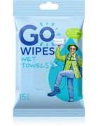 GoWipes Wet Towels освежаващи мокри кърпички 26x20 cm 15 бр.