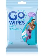 GoWipes Wet Towels освежаващи мокри кърпички 26x20 cm 15 бр.