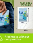 GoWipes Wet Towels освежаващи мокри кърпички 26x20 cm 15 бр.