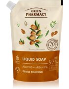 Green Pharmacy Almond & Argan Oil течен сапун за ръце пълнител 460 мл.