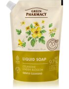 Green Pharmacy Celandine & Linden течен сапун за ръце пълнител 460 мл.