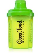 GreenFood Nutrition Shaker спортен шейкър Transparent Green 1 бр.
