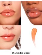 Gucci Beauty Gloss à Lèvres блясък за устни за по-голям обем цвят 314 Sadie Coral 6.5 мл.
